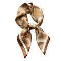Anna-Kaci Womens Satin Square Scarf Floral Pattern Neck Bag Accessory 27.5¡Á27.5inches