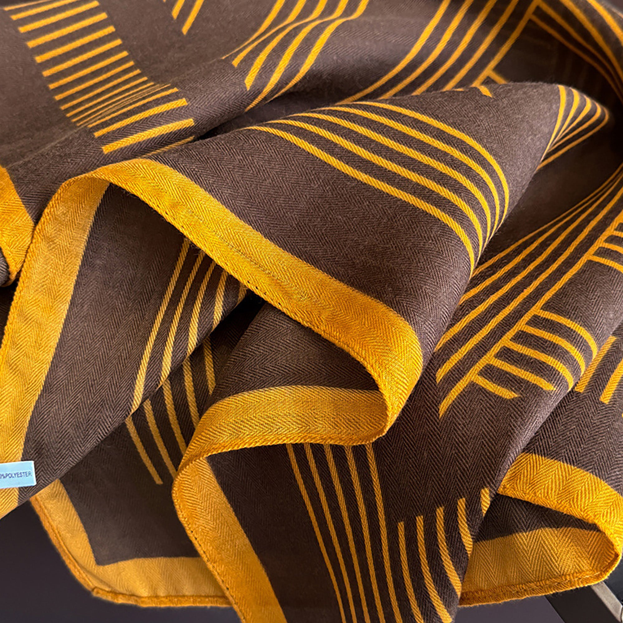 Anna-Kaci Womens Lightweight Square Scarf with Modern Linear Pattern 26.5¡Á26.5inches