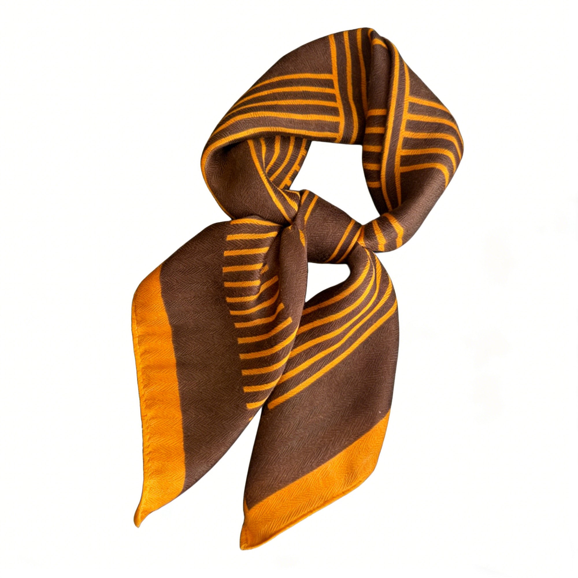 Anna-Kaci Womens Lightweight Square Scarf with Modern Linear Pattern 26.5¡Á26.5inches
