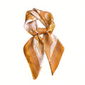 Anna-Kaci Womens Floral Square Scarf Lightweight Fashion Accessory 27.5¡Á27.5inches