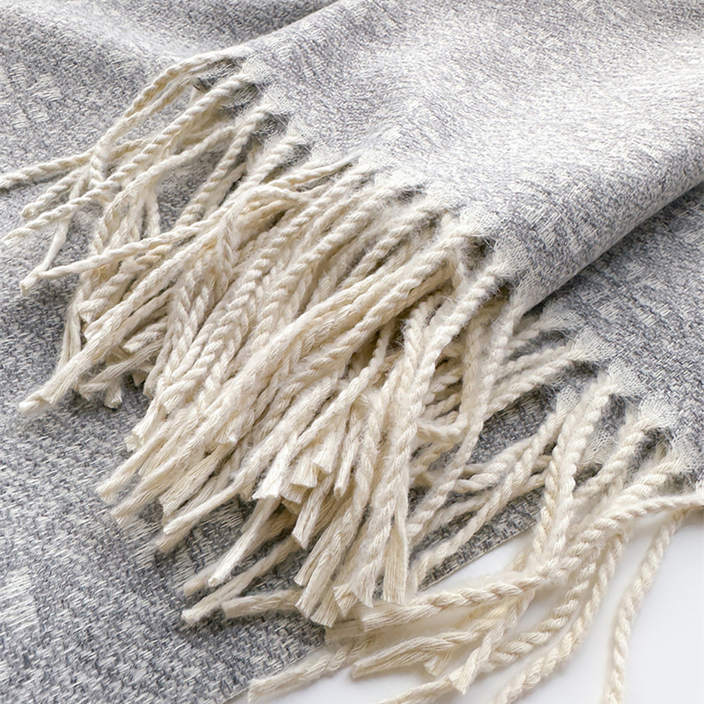 Anna-Kaci Womens Soft Fashion Winter Scarf with Fringe Detail 75.6¡Á25.2inches