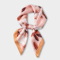 Anna-Kaci Women's Satin Floral Print Square Scarf Soft Lightweight Fashion Accessory 27.5¡Á27.5inches