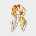 Anna-Kaci Premium Satin Floral Scarf Lightweight Square Neck Scarf for Women Accessory 27.5¡Á27.5inches
