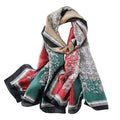 Anna-Kaci Womens Paisley Print Satin Scarf Lightweight Large Fashion Wrap