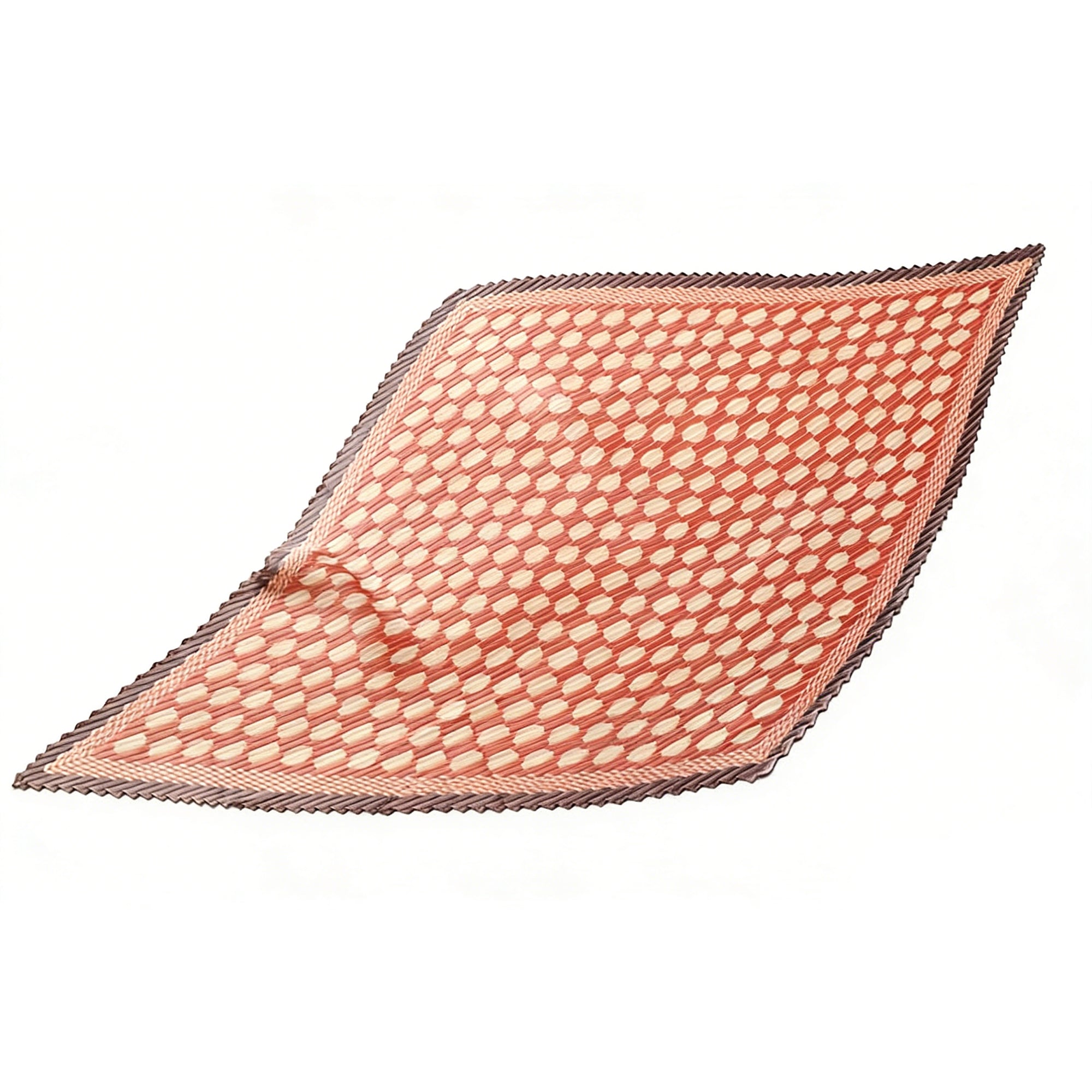 Anna-Kaci Womens Pleated Polka Dot Square Scarf Elegant Geometric Print Neck Wrap