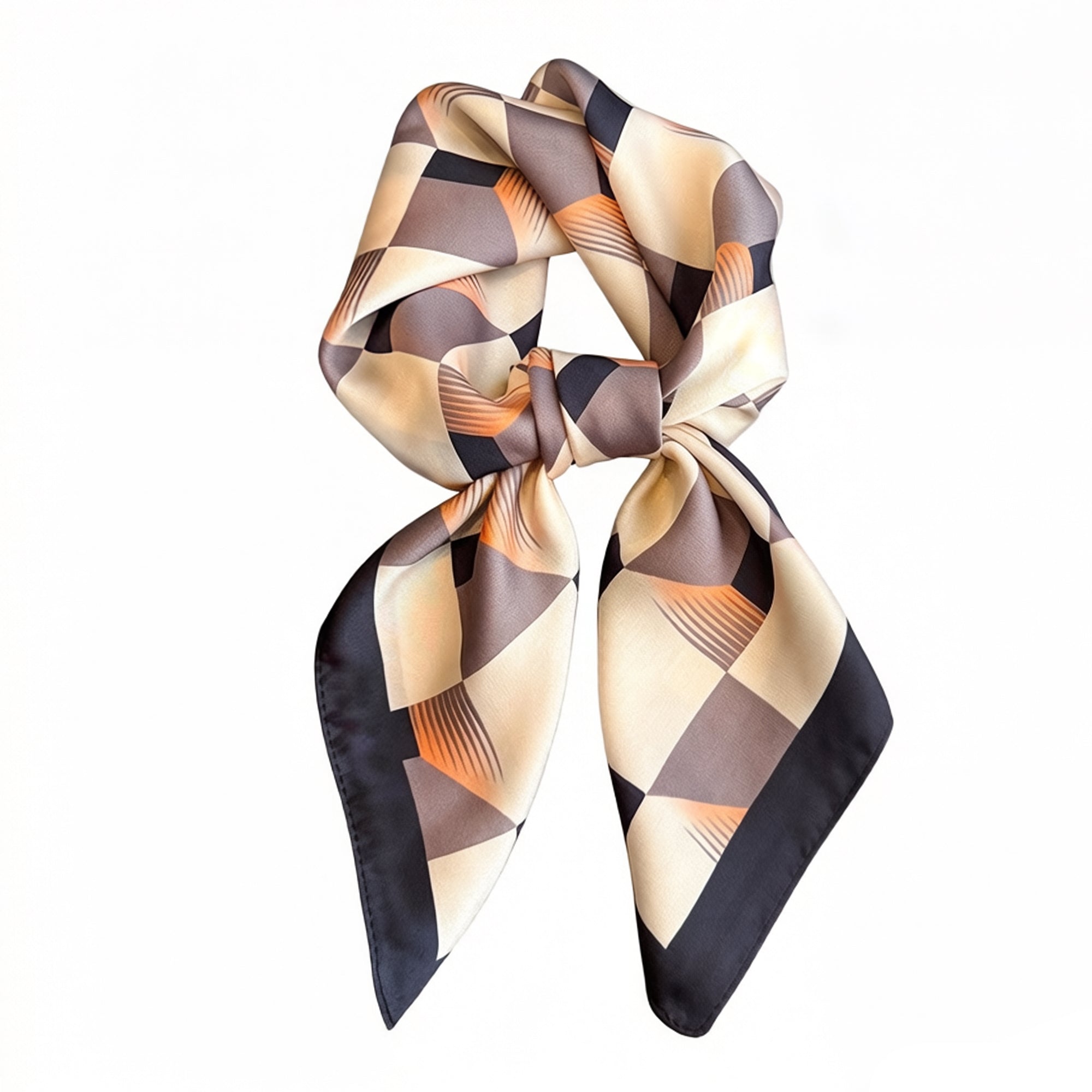 Anna-Kaci Womens Geometric Square Scarf Modern Checkerboard Print Fashion Neck Wrap