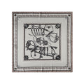 Anna-Kaci Women's Equestrian Print Silk Feel Satin Square Scarf Lightweight Neck Wrap 27.5 Inches