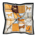 Anna-Kaci Women's Square Equestrian Horse Satin Scarf Lightweight Silk Feel Wrap 27.5 Inch