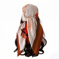 Anna-Kaci Women's Horse Print Large Square Scarf Lightweight Neck Hair Shawl Wrap 35 x 35 Inch