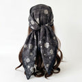 Anna-Kaci Women's Floral Large Square Scarf Lightweight Head Neck Hair Wrap Shawl 35 Inch