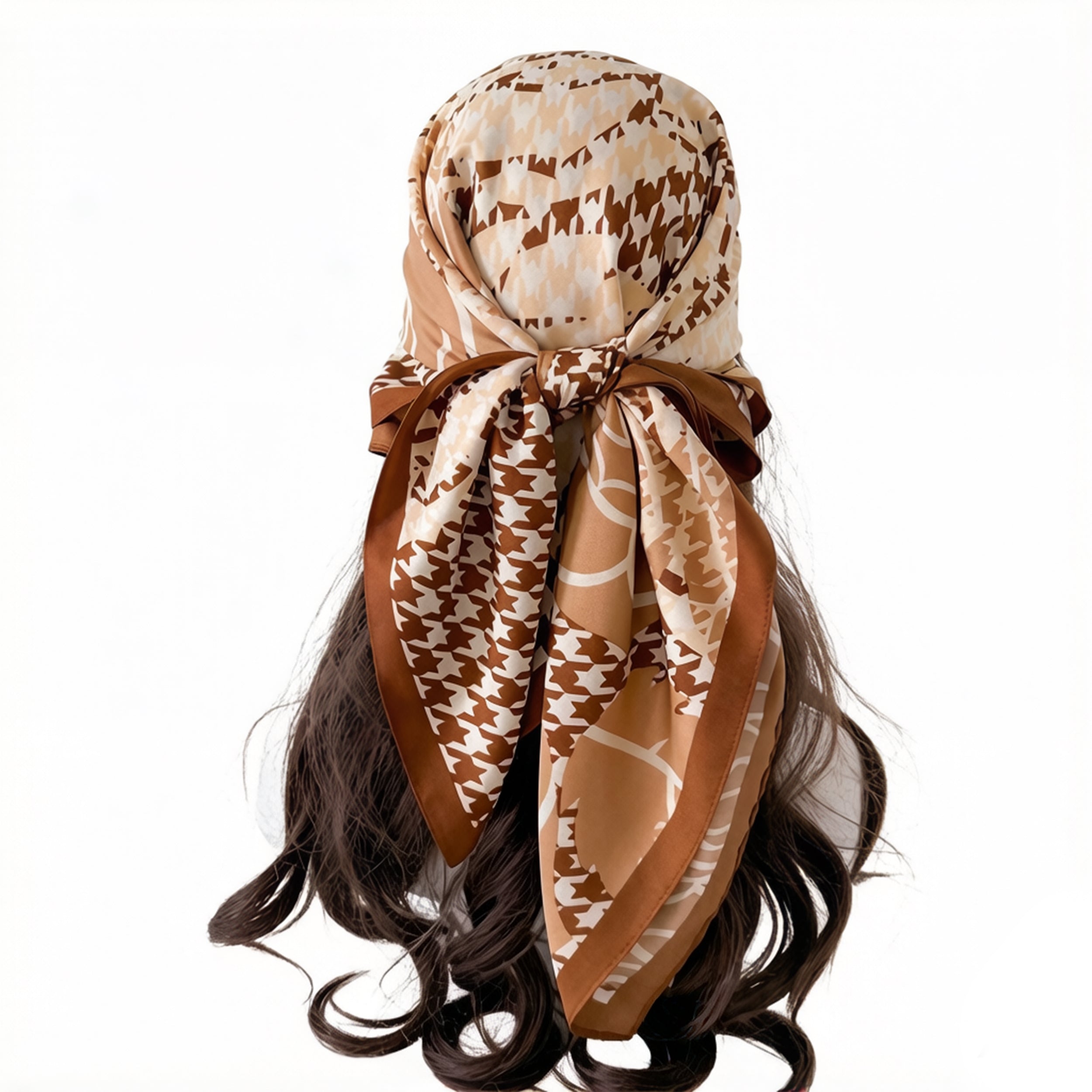 Anna-Kaci Women's Floral Large Square Scarf Lightweight Head Neck Hair Wrap Shawl 35 Inch