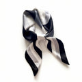 Anna-Kaci Geometric Color Block Square Satin Scarf Lightweight Hair Neck Accessory