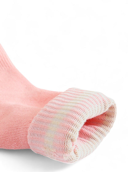 Women's 3-Pack Non-Slip Athletic Crew Socks with Striped Detail and Cushioned Support