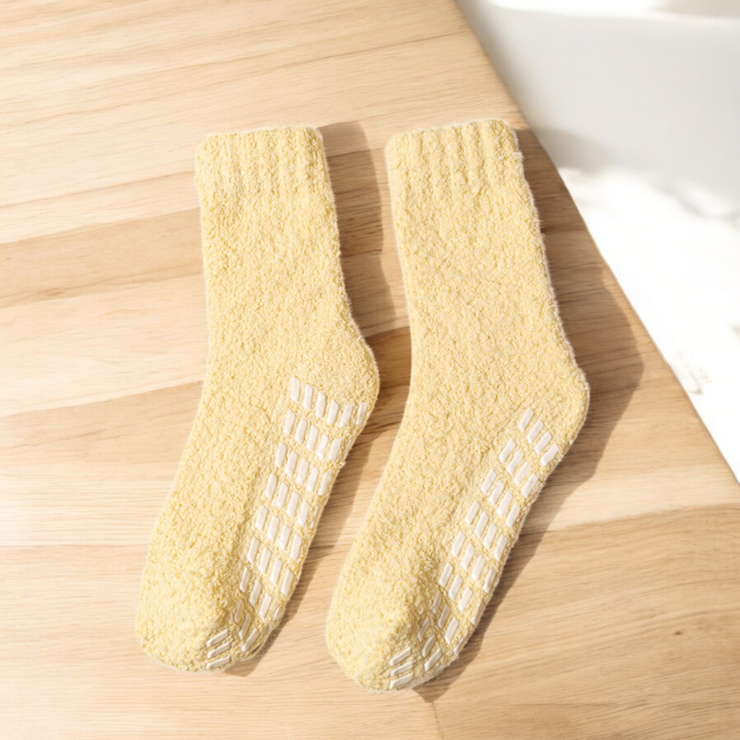 Alilang Women's 3-Pack Anti-Slip Fuzzy Grip Socks for Cozy Indoor Comfort
