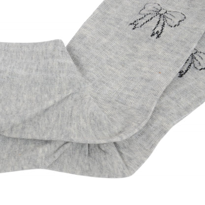 Women's 3-Pack Bow Embroidery Crew Socks with Scalloped Trim and Soft Knit Fabric