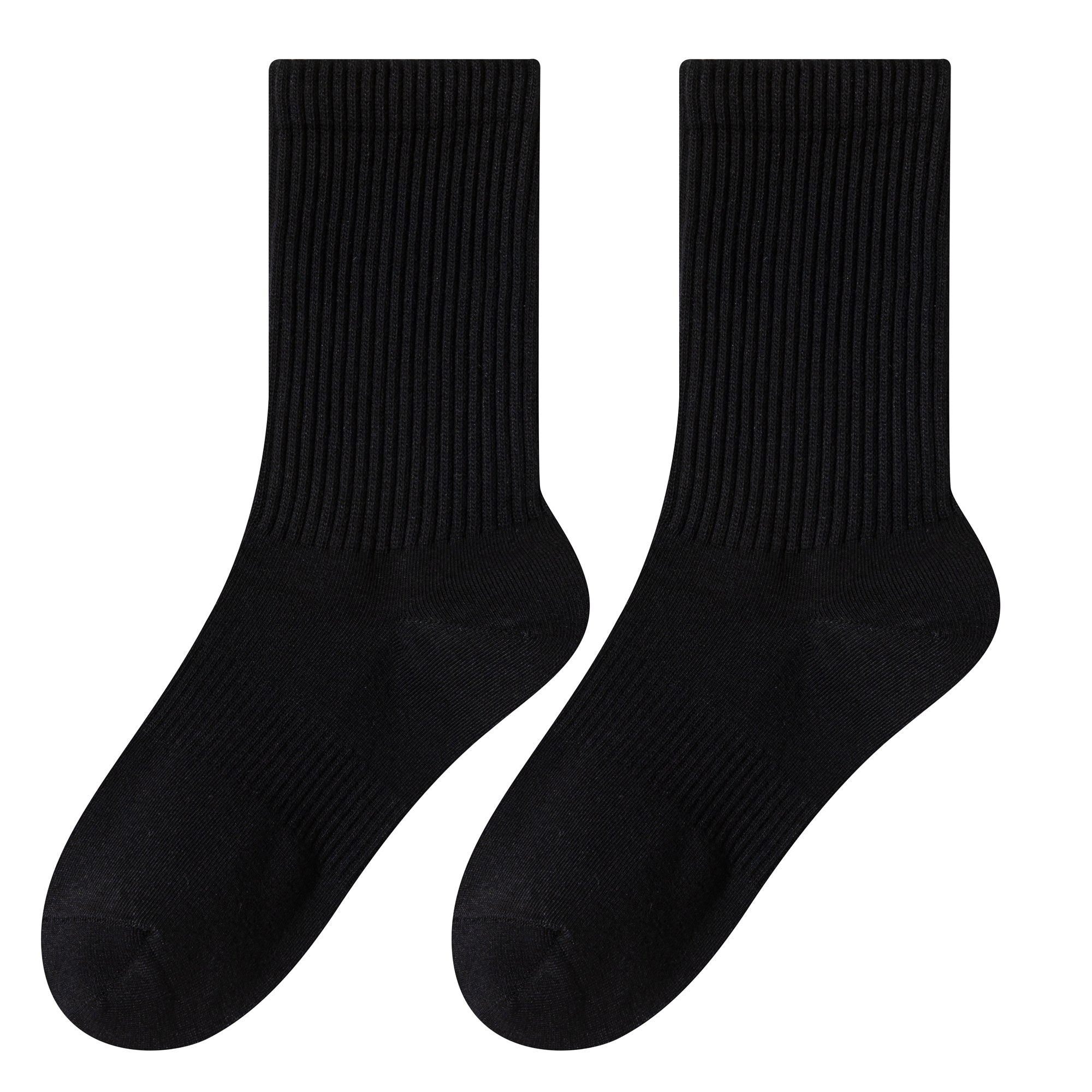 Anna-Kaci Women's Four seasons Dopamine Style Socks Solid Color for Stability and Comfort 2Pairs- One Size Fits Most,
