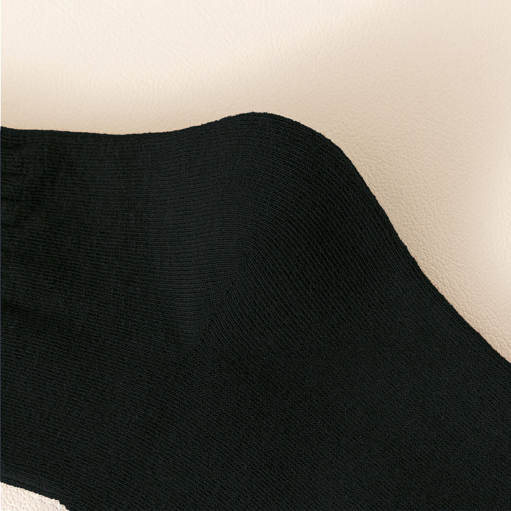 Anna-Kaci Women's Solid Low Cut Socks Non Slip Cotton for Casual Stability and Comfort 2 Pairs - One Size Fits Most