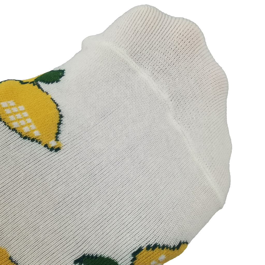Anna-Kaci Women's Colorful Fruit Low Cut Socks Non Slip Cotton for Casual Stability and Comfort 2 Pairs - One Size Fits Most