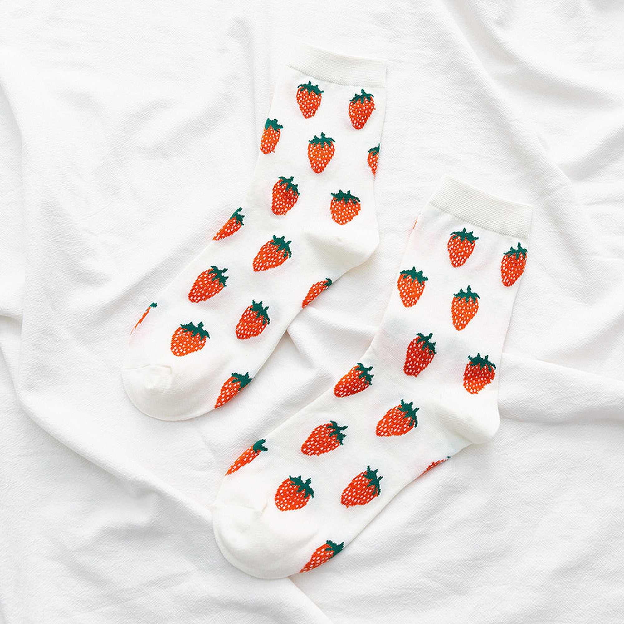 Anna-Kaci Women's Colorful Fruit Low Cut Socks Non Slip Cotton for Casual Stability and Comfort 2 Pairs - One Size Fits Most