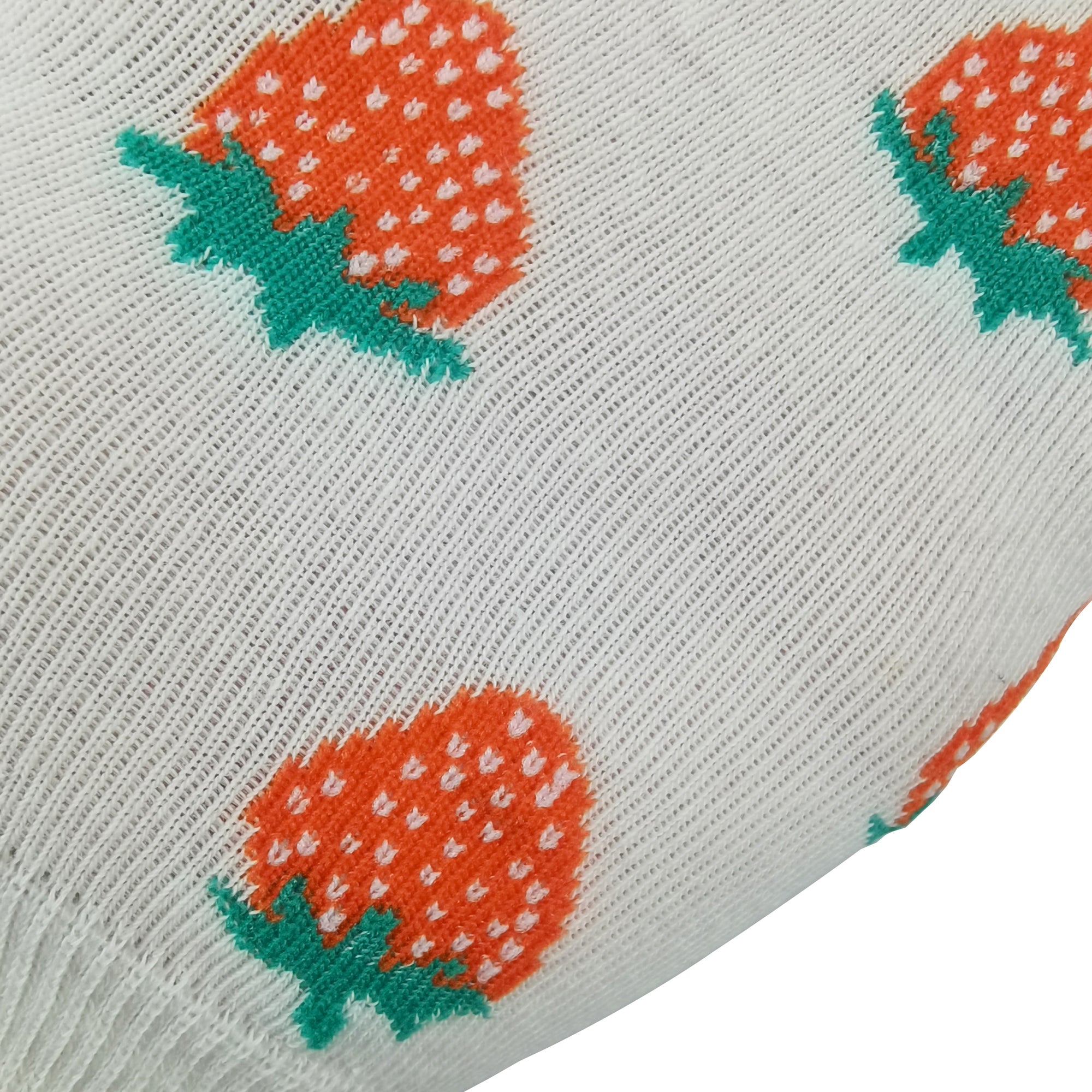 Anna-Kaci Women's Colorful Fruit Low Cut Socks Non Slip Cotton for Casual Stability and Comfort 2 Pairs - One Size Fits Most