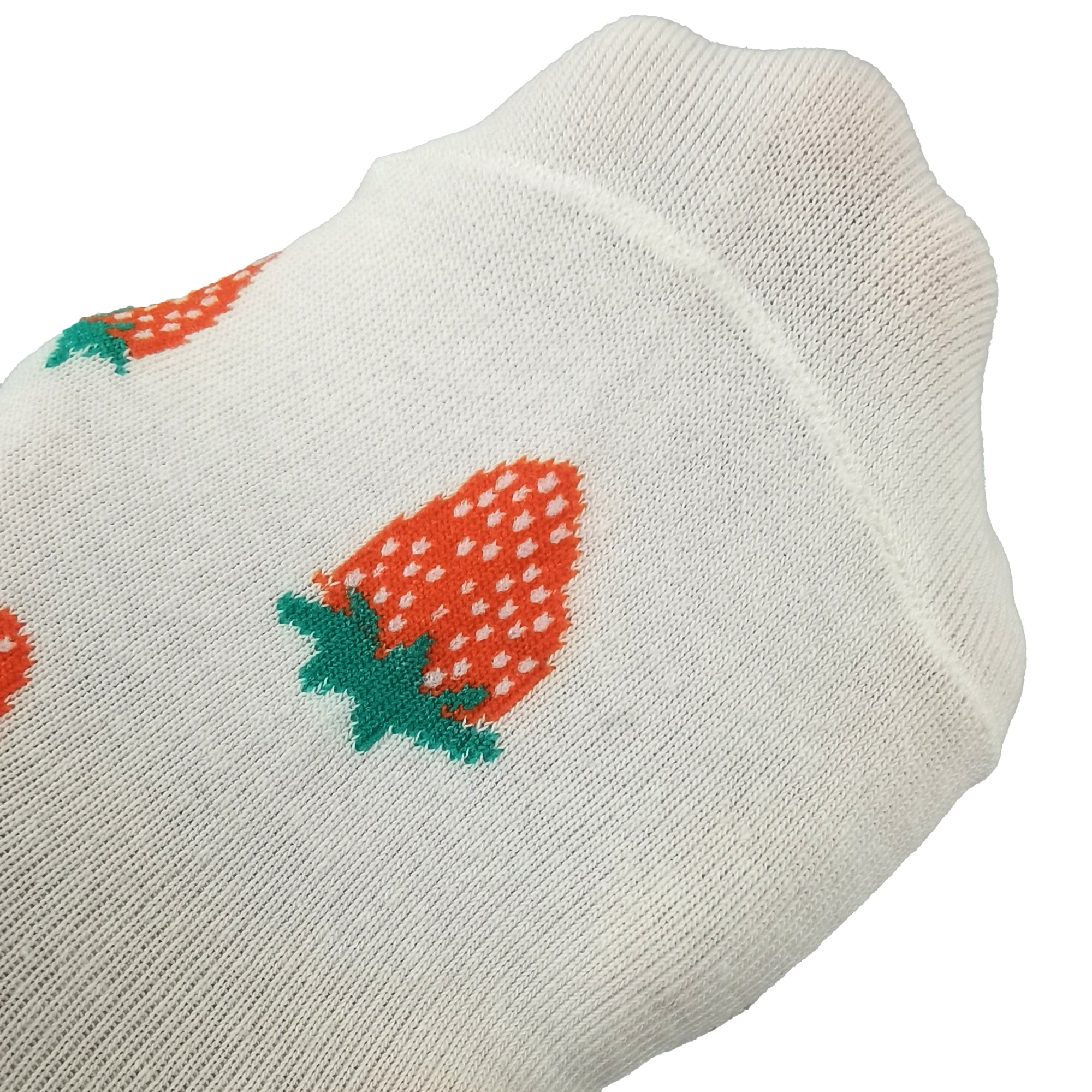 Anna-Kaci Women's Colorful Fruit Low Cut Socks Non Slip Cotton for Casual Stability and Comfort 2 Pairs - One Size Fits Most