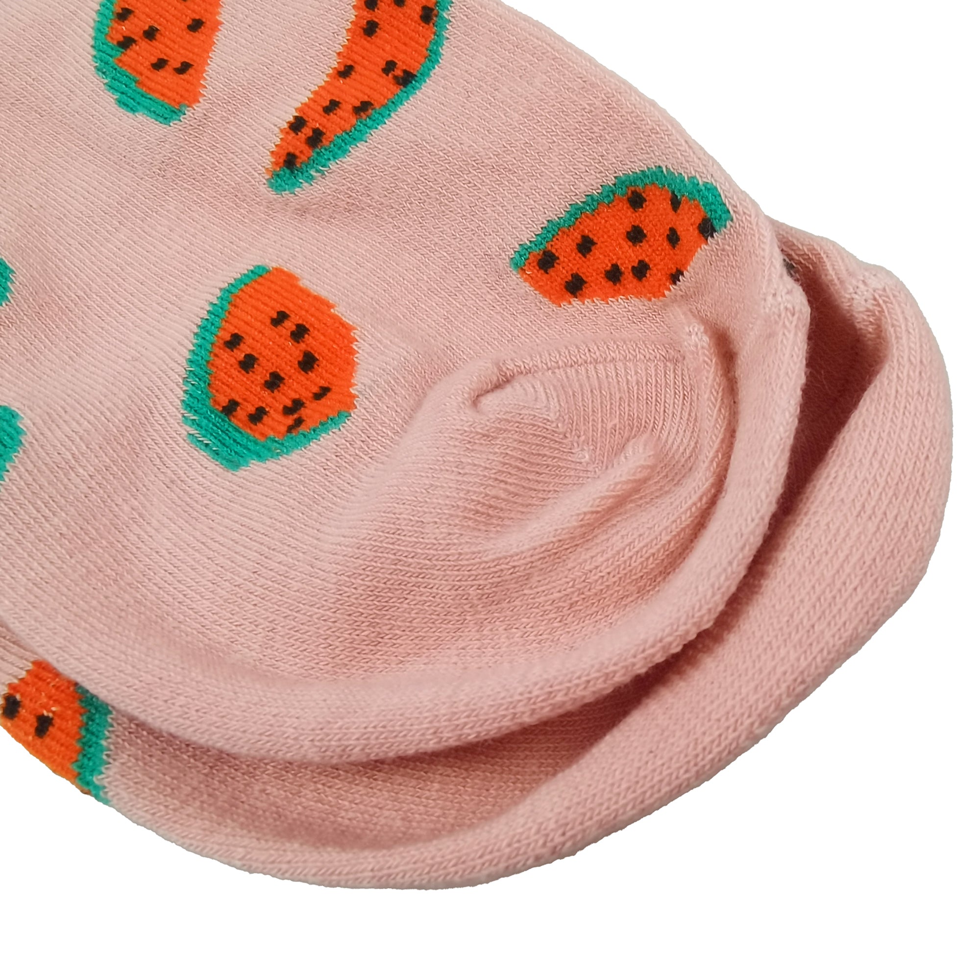 Anna-Kaci Women's Colorful Fruit Low Cut Socks Non Slip Cotton for Casual Stability and Comfort 2 Pairs - One Size Fits Most