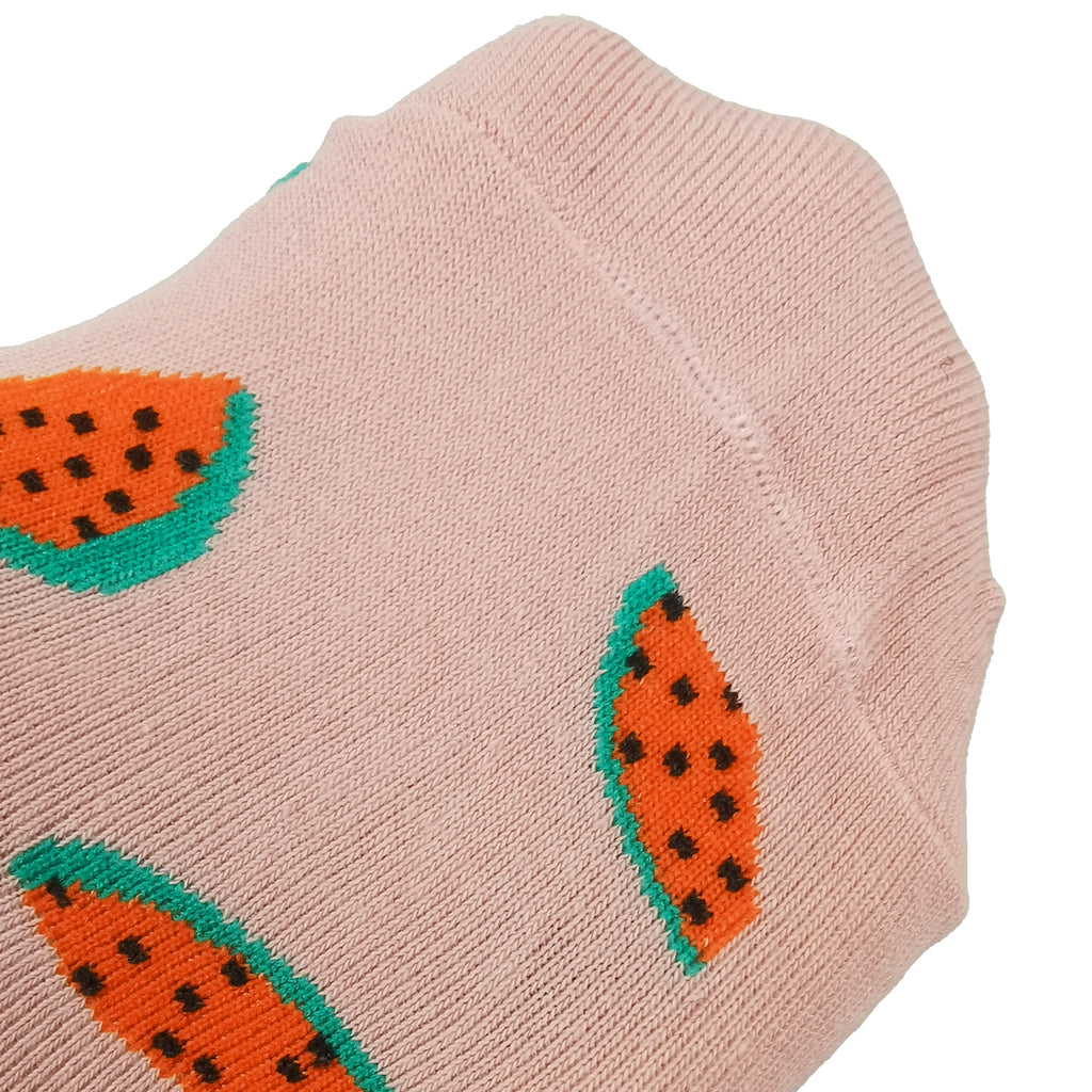 Anna-Kaci Women's Colorful Fruit Low Cut Socks Non Slip Cotton for Casual Stability and Comfort 2 Pairs - One Size Fits Most