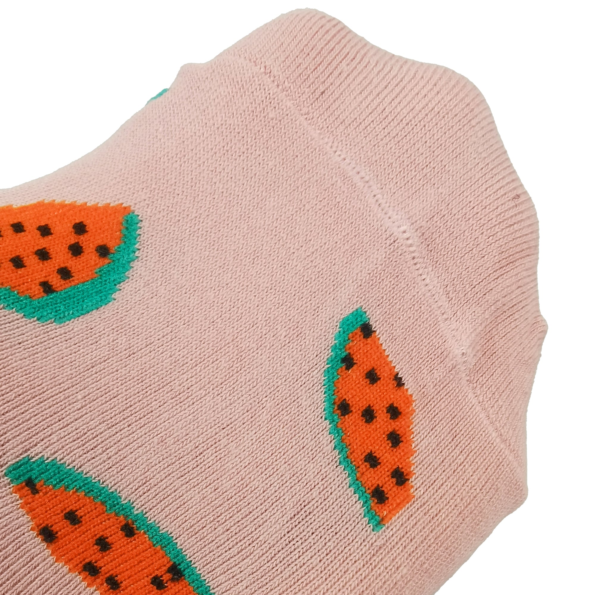 Anna-Kaci Women's Colorful Fruit Low Cut Socks Non Slip Cotton for Casual Stability and Comfort 2 Pairs - One Size Fits Most