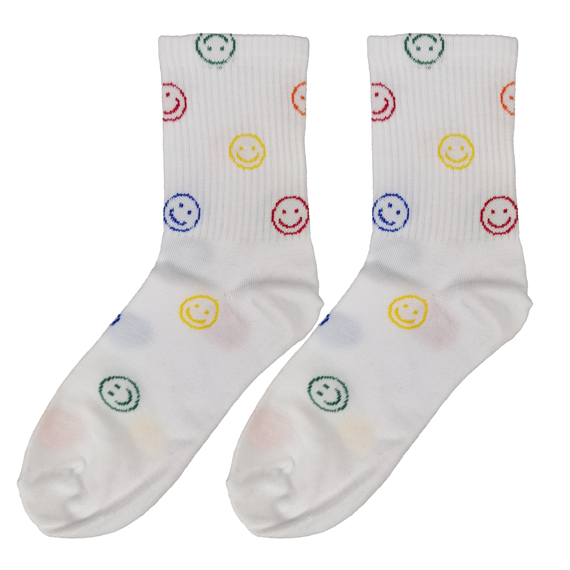 Anna-Kaci Women's Smile Face Low Cut Socks Non Slip Cotton for Casual Stability and Comfort 2 Pairs - One Size Fits Most