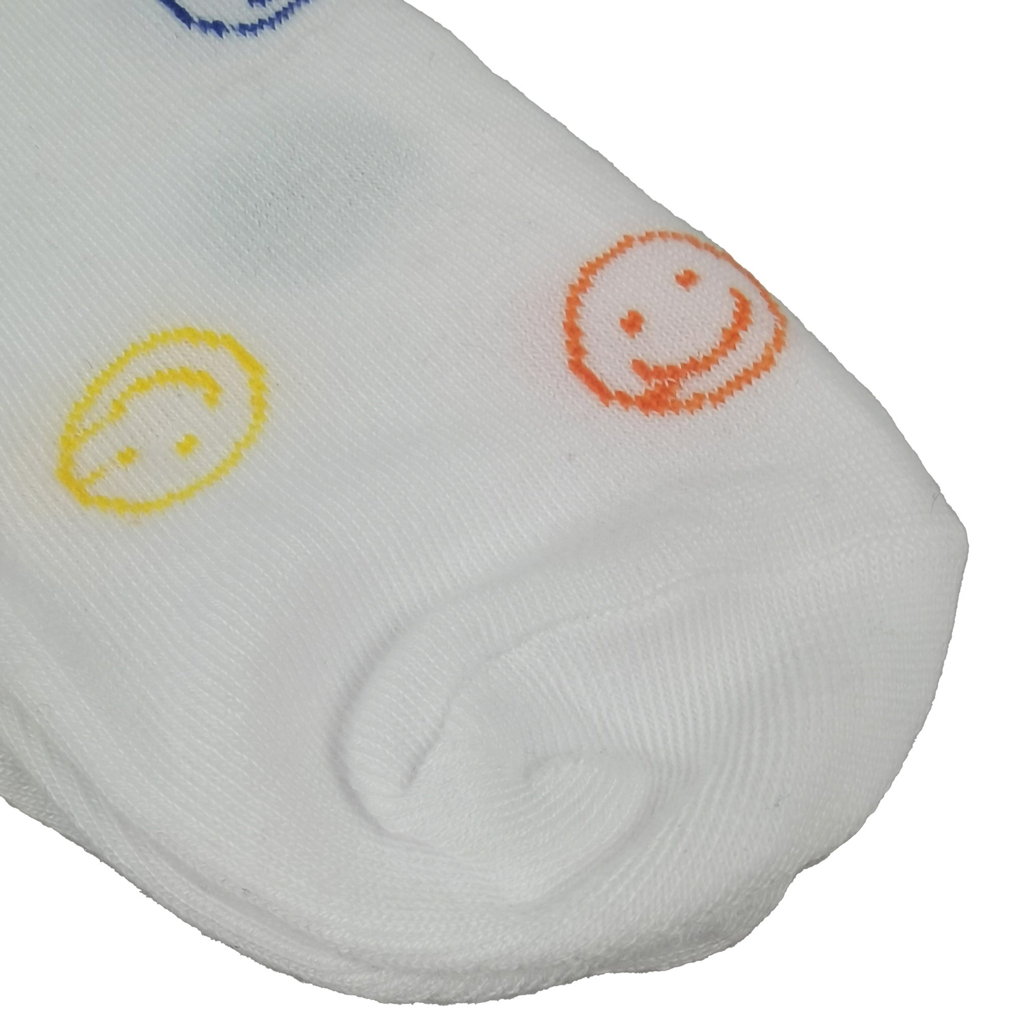 Anna-Kaci Women's Smile Face Low Cut Socks Non Slip Cotton for Casual Stability and Comfort 2 Pairs - One Size Fits Most