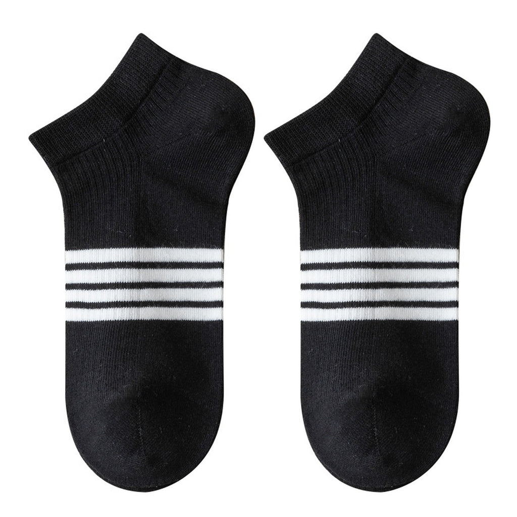 Anna-Kaci Women's Ankle Socks Wicking Non Slip Cotton for Casual Stability and Comfort 2 Pairs - One Size Fits Most