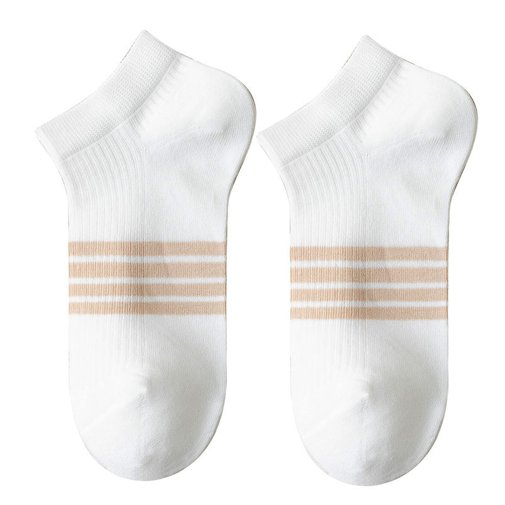 Anna-Kaci Women's Ankle Socks Wicking Non Slip Cotton for Casual Stability and Comfort 2 Pairs - One Size Fits Most