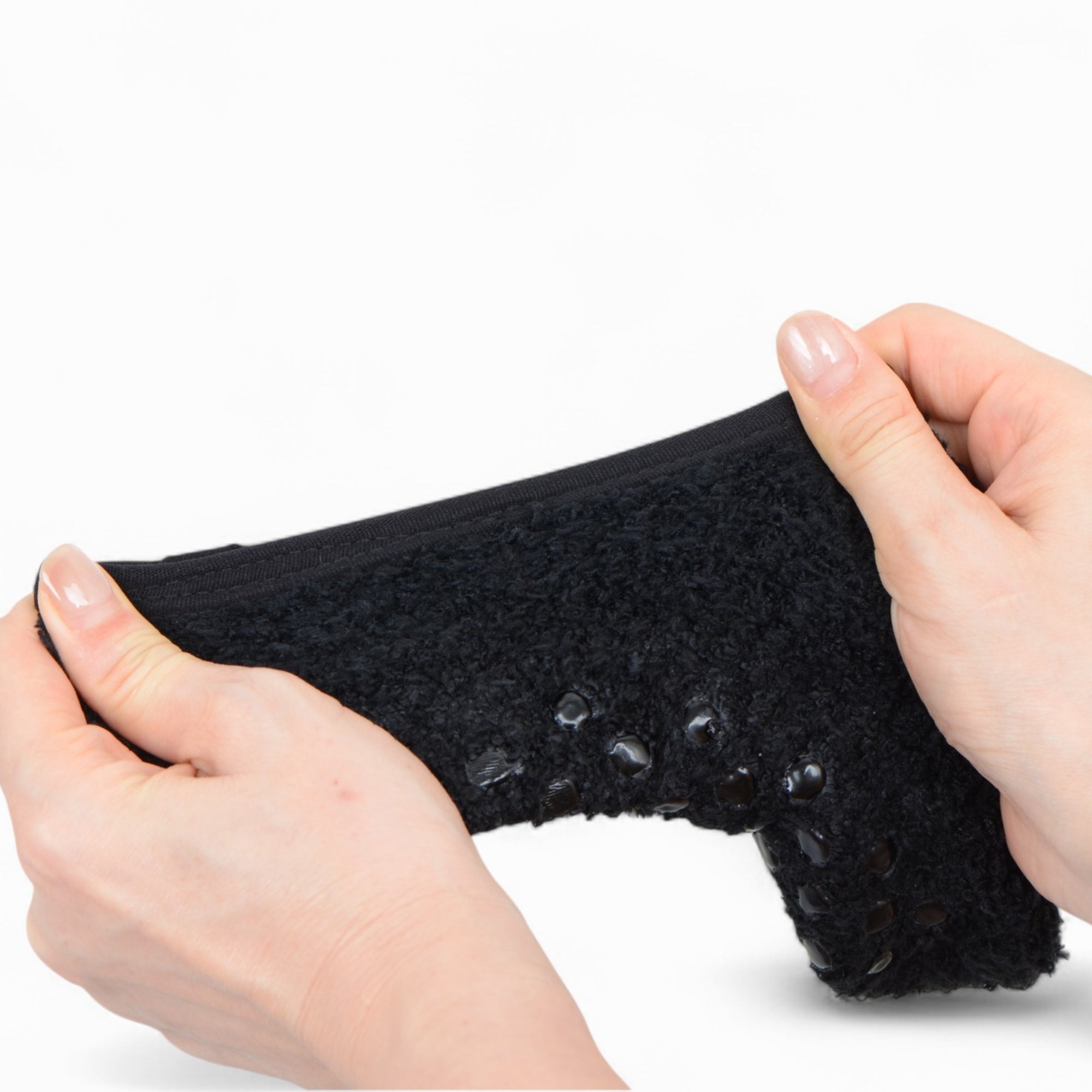Anna-Kaci Men's 3-Pack Fuzzy Grip Socks Low Cut Non-Slip Indoor Slipper Lounge Fit