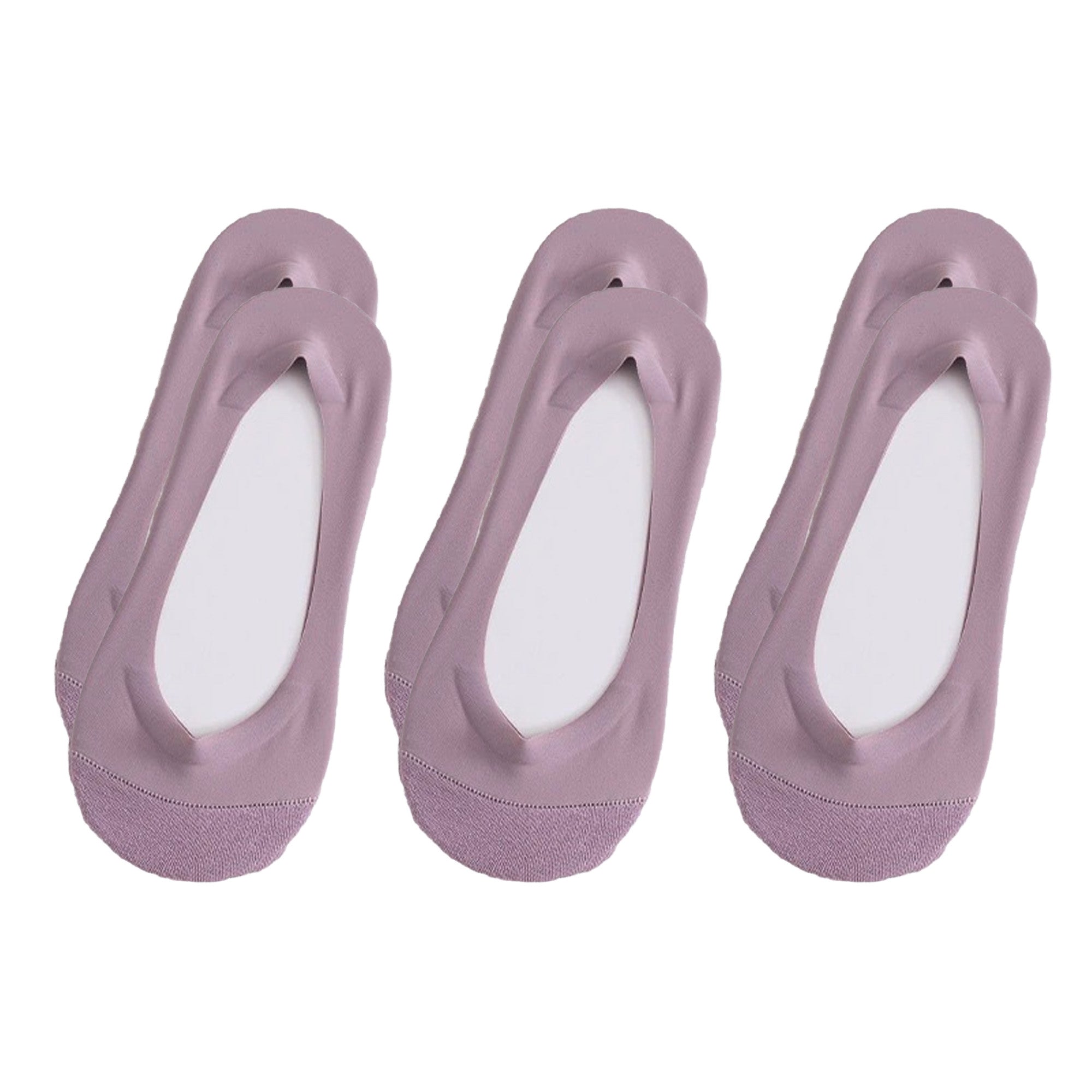 Anna-Kaci Women's No Show Liner Socks 3 Pack Low Cut Invisible Socks Non Slip Heel Lightweight Breathable Fit