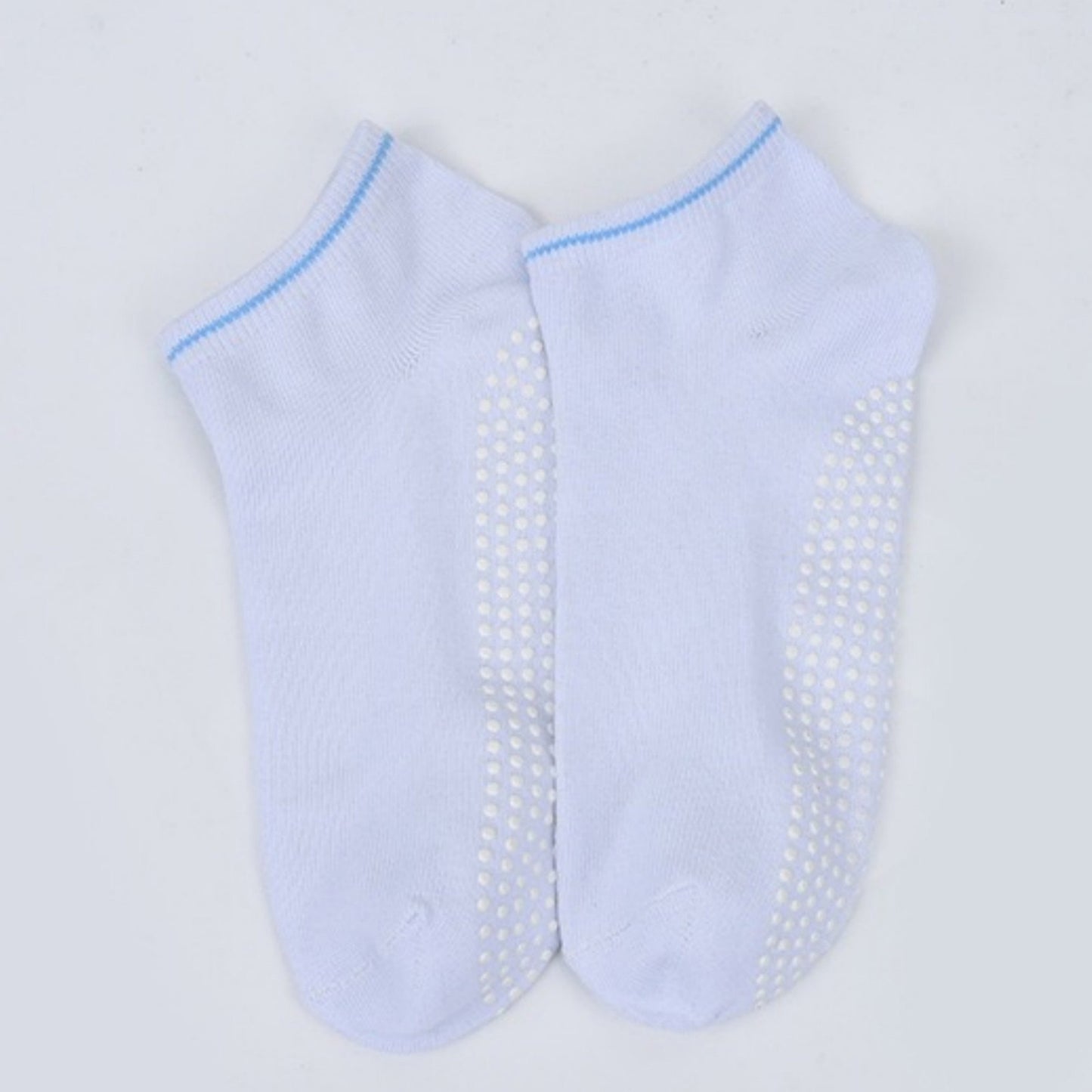 Anna-Kaci Women's 5-Pack Ankle Grip Socks with Non-Slip Soles for Everyday Indoor Comfort