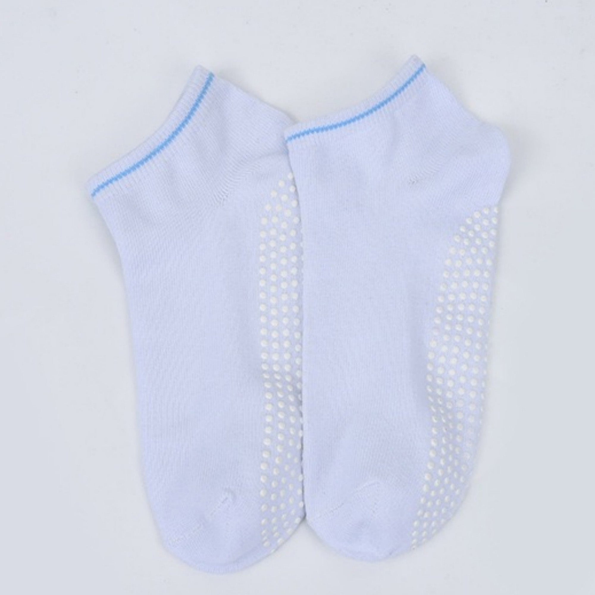 Anna-Kaci Women's 5-Pack Ankle Grip Socks with Non-Slip Soles for Everyday Indoor Comfort