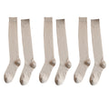Anna-Kaci Women's 3-Pack Knee-High Ribbed Socks with Soft Stretch Knit Fabric and Lightweight Everyday Comfort