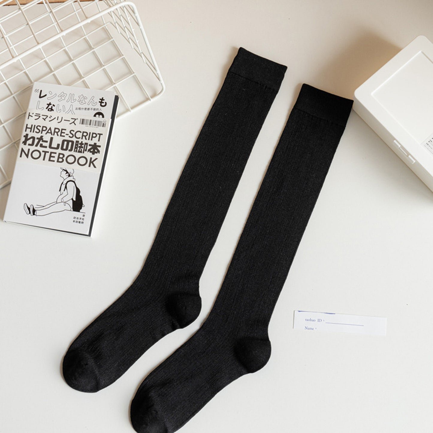 Anna-Kaci Women's 3-Pack Knee-High Ribbed Socks with Soft Stretch Knit Fabric and Lightweight Everyday Comfort
