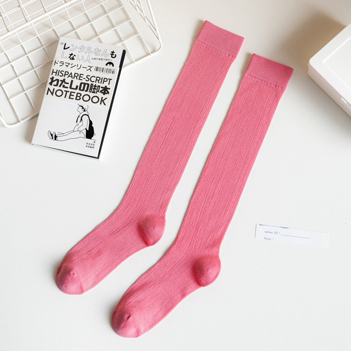 Anna-Kaci Women's 3-Pack Knee-High Ribbed Socks with Soft Stretch Knit Fabric and Lightweight Everyday Comfort