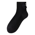 Anna-Kaci 2 Pairs Ribbed Ankle Socks with 3D Puppy Ear Detail and Embroidered Dog Face for Fun Everyday Style