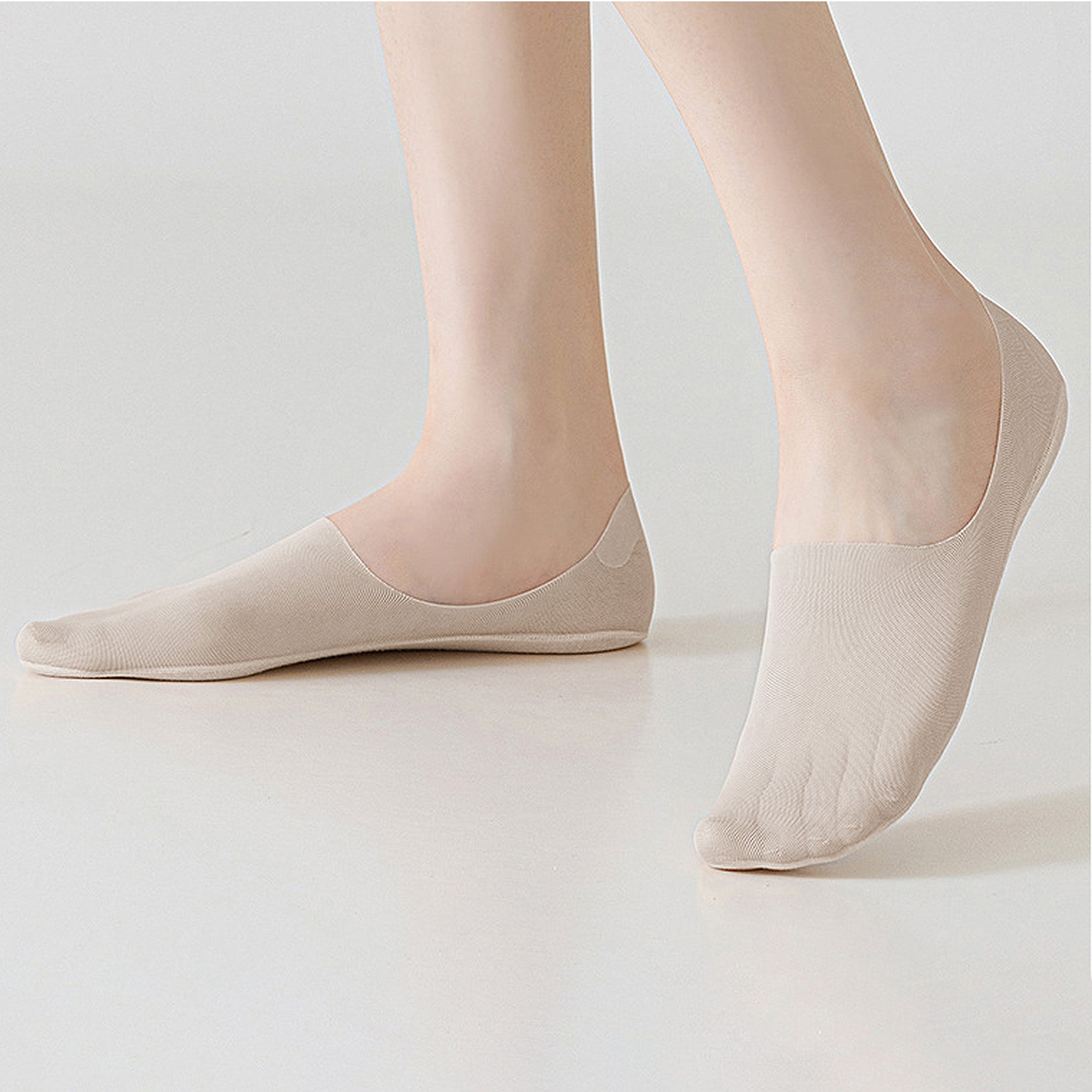 Anna-Kaci Women's Invisible Non-Slip No-Show Socks 6pk