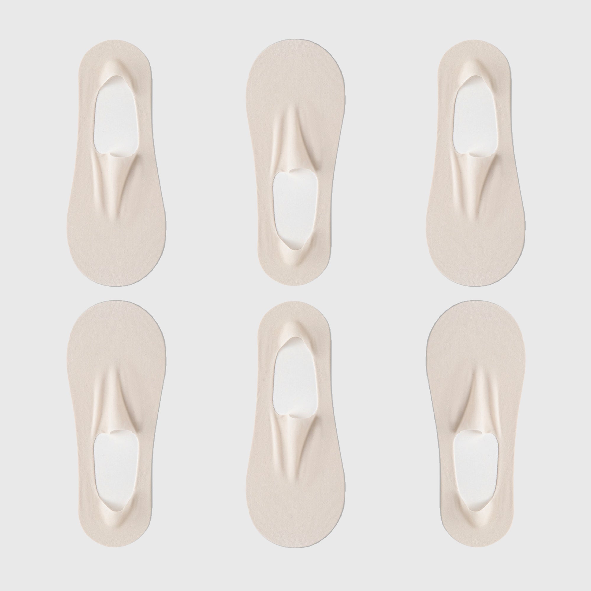 Anna-Kaci Women's Invisible Non-Slip No-Show Socks 6pk