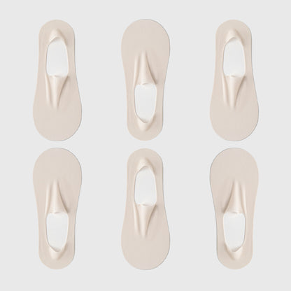 Anna-Kaci Women's Invisible Non-Slip No-Show Socks 6pk