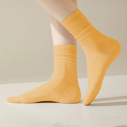 Anna-Kaci Women's Soft White Slouchy Ankle Socks 6pk