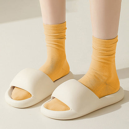 Anna-Kaci Women's Soft White Slouchy Ankle Socks 6pk