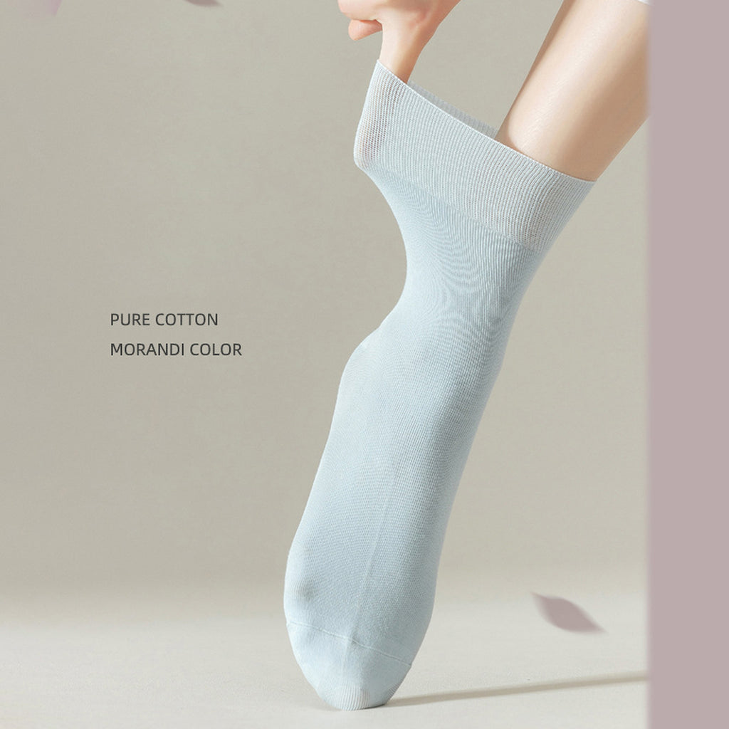 Anna-Kaci Women's Soft Solid Color Ankle Socks 6Pk