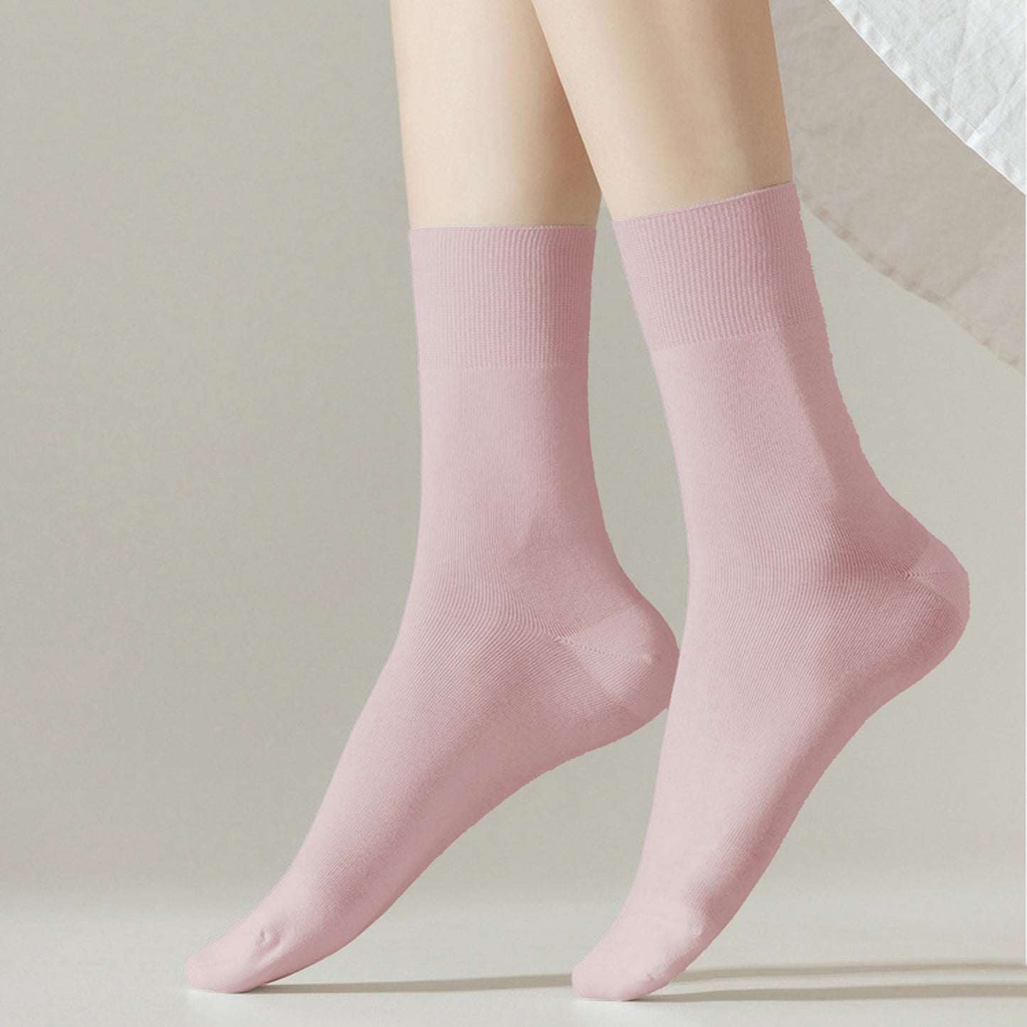 Anna-Kaci Women's Soft Solid Color Ankle Socks 6Pk