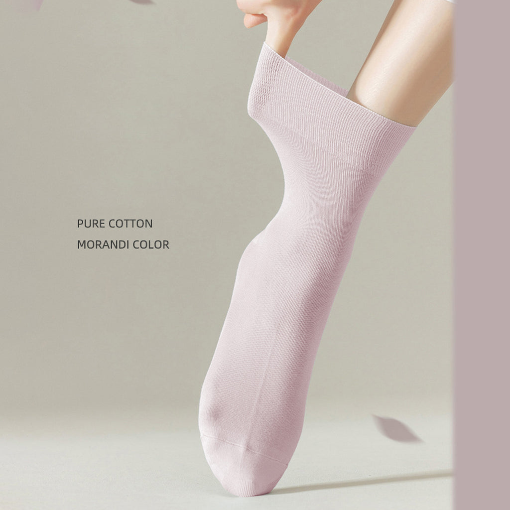 Anna-Kaci Women's Soft Solid Color Ankle Socks 6Pk