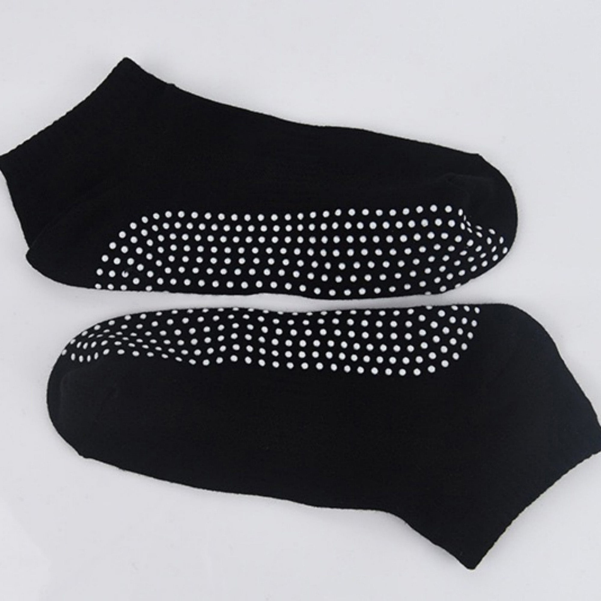 Anna-Kaci Women's Ankle Grip Socks 3-Pack with Textured Soles and Cushioned Knit Design for Indoor Stability