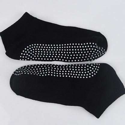 Anna-Kaci Women's Ankle Grip Socks 3-Pack with Textured Soles and Cushioned Knit Design for Indoor Stability